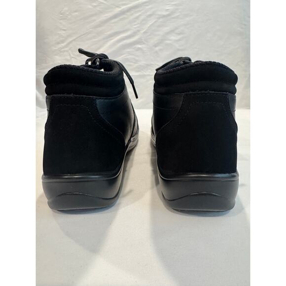 Ortho Feet Black Size 8 Wide Rosel Hands-Free Comfortable Leather Boot - Picture 6 of 16